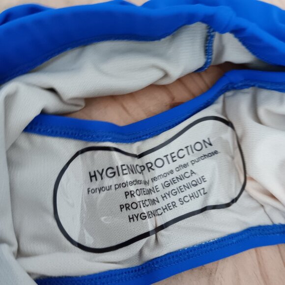 Kim Gravel x Swimsuits For All High Neck Wrap Tankini w/Brief ,Blue Sz 8 a598183 - Picture 5 of 7